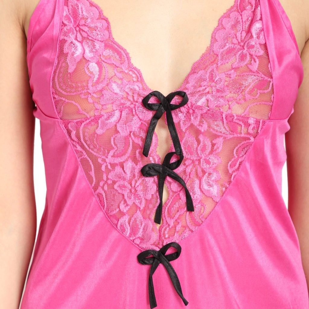 Hot Pink Two Piece Nighty