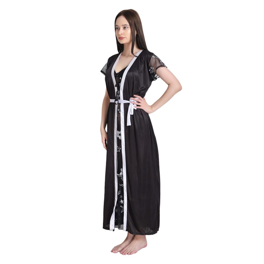 Sreyansh Fashion Bridal Black Nighty set